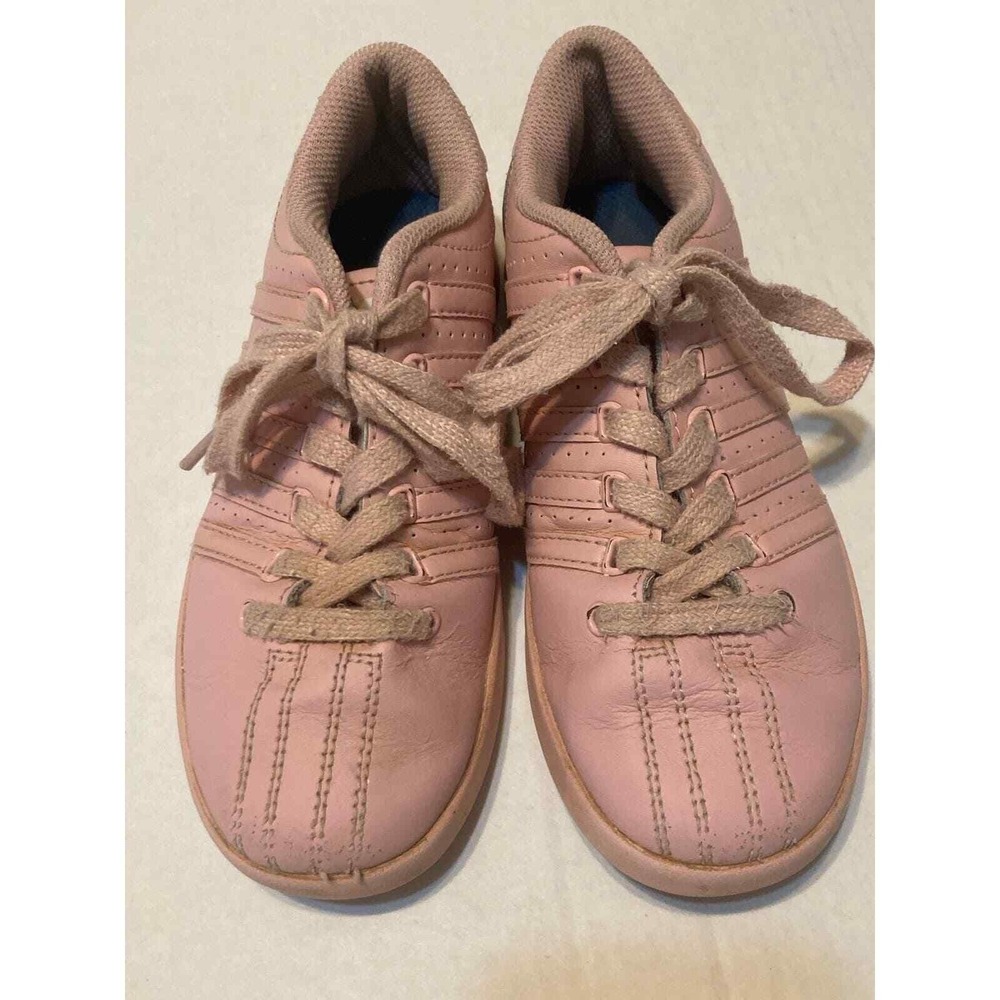 K-Swiss Classic Girls Leather Sneakers Kids Pink Size‎ 2 US Athletic Casual